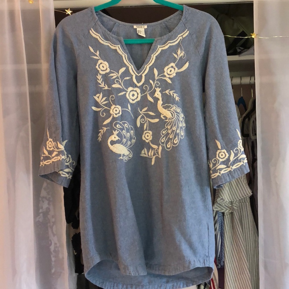 Beach coverup or blouse top